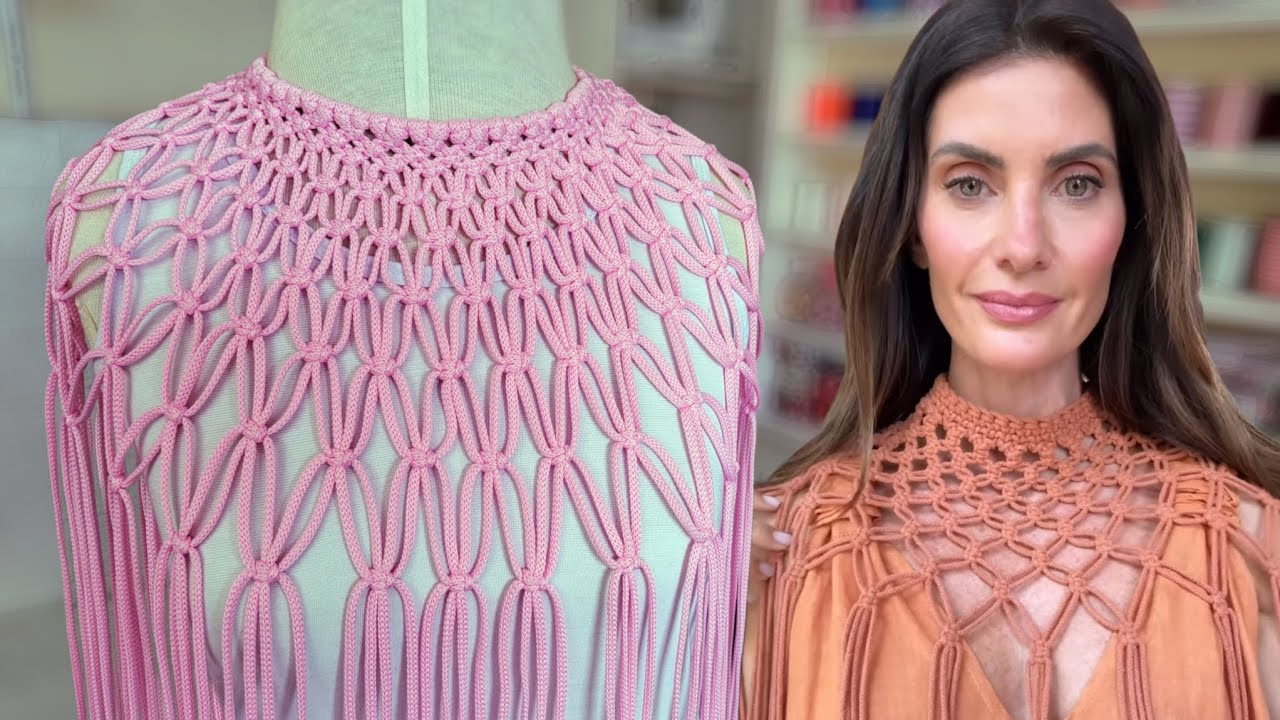 GOLA MACRAMÊ ISABELA FIORENTINO | @CiceroAlencar