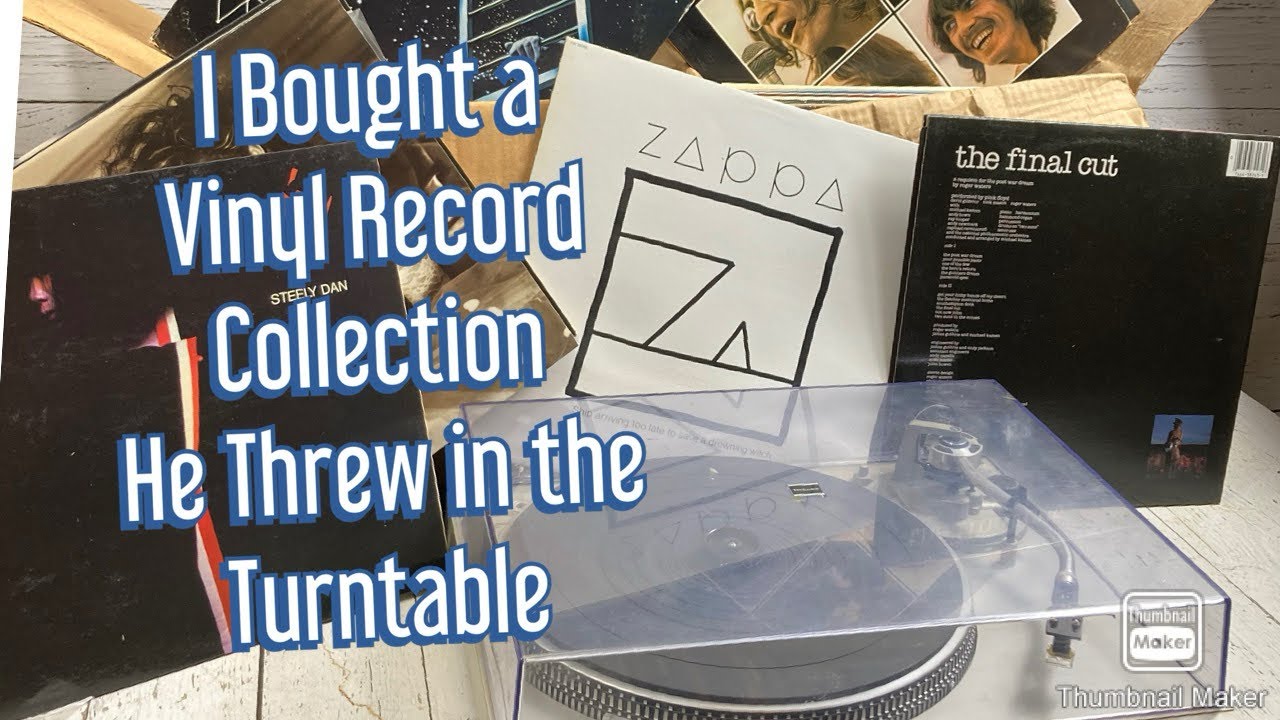 I Bought his Vinyl Record Collection and he Threw in the Technics Turntable