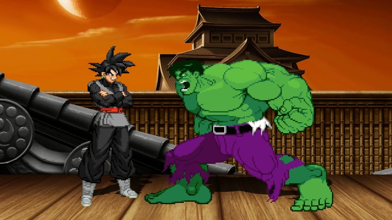 GOKU BLACK vs HULK - High Level Insane Fight!