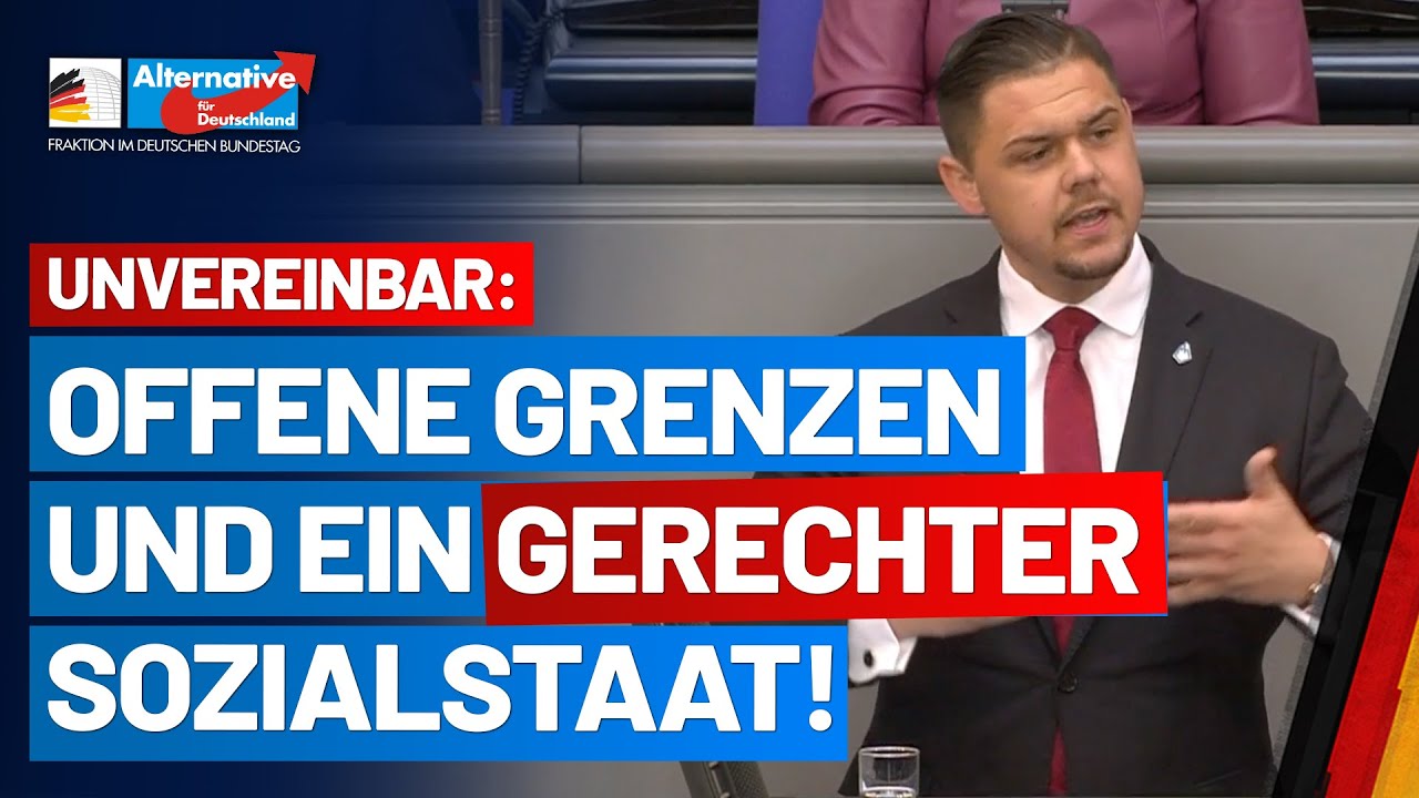 AfD-Mann erklärt Altparteien wie ein Sozialstaat funktioniert -Hannes Gauck - AfD-Fraktion Bundestag