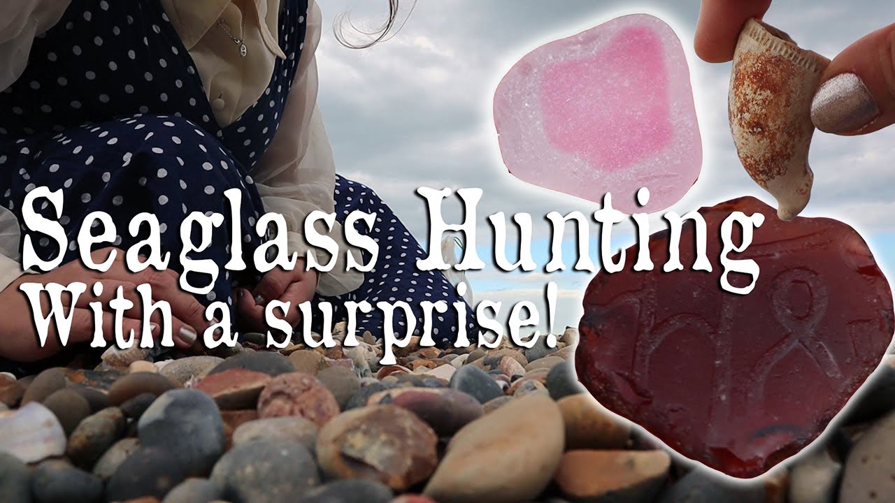 Beachcombing Sea glass With An Unexpected Surprise Find