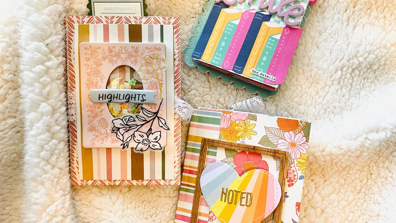 Mini Albums using American Crafts Vault Sale Items 