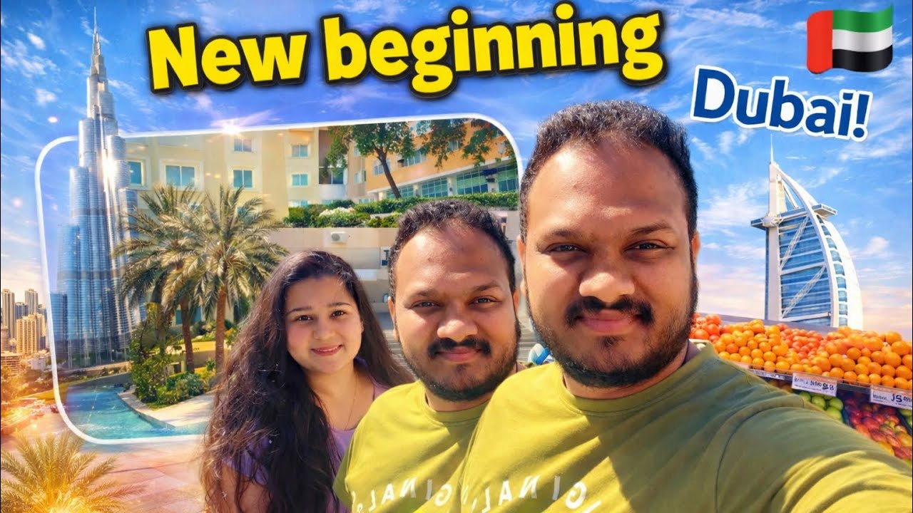 Finally!🤩Our First Vlog In Dubai♥️🏝️ | New Journey Begins🧿✨
