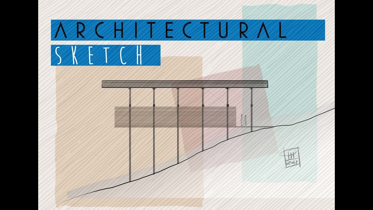 HOW TO: ARCHITECTURAL SKETCH | MODERN PALAFITTE DESIGN