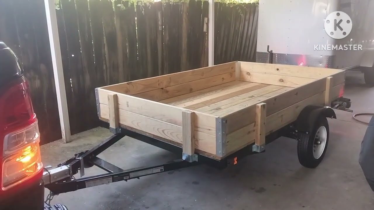 5' x 8' Northern Tool Ironton Trailer build # NorthernToolTrailer #ironton