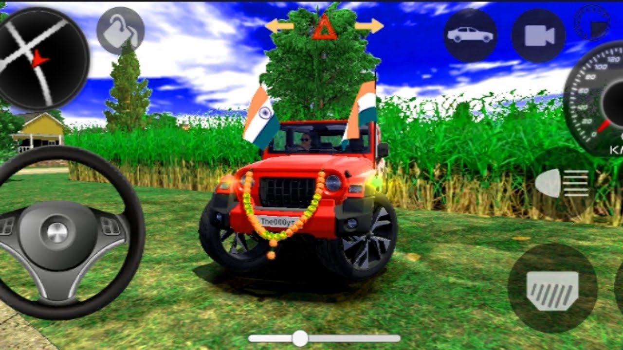 Modified Mahindra Thar😈Games:Indian Blue Thar (Gadi Wala Games) Car Game Android Game - #2025 #india
