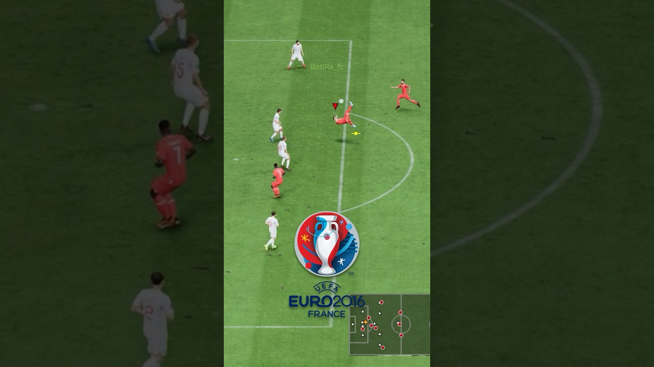 Recreating the best EURO Goals from 2012-2020! 🏆 #eafc #eafc24 #fc24 #fut #football #shorts