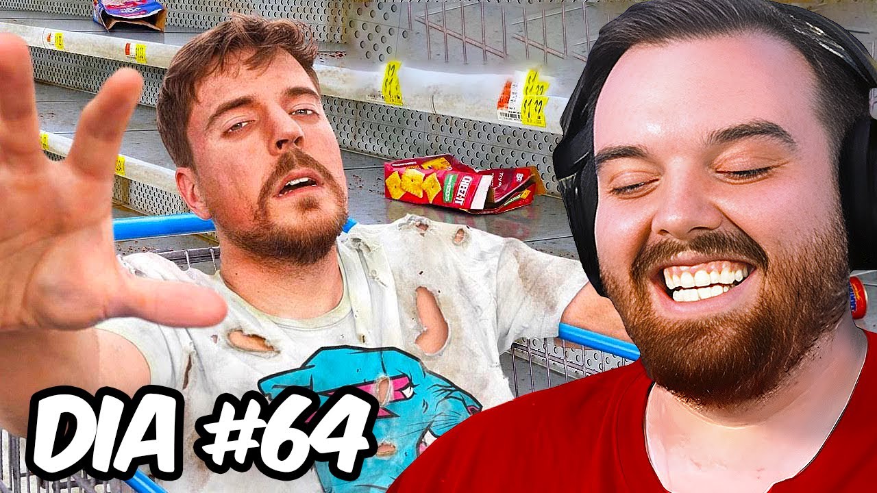 $10,000 Por Cada Día Que Sobrevivas En El Supermercado | REACCIONANDO A MRBEAST