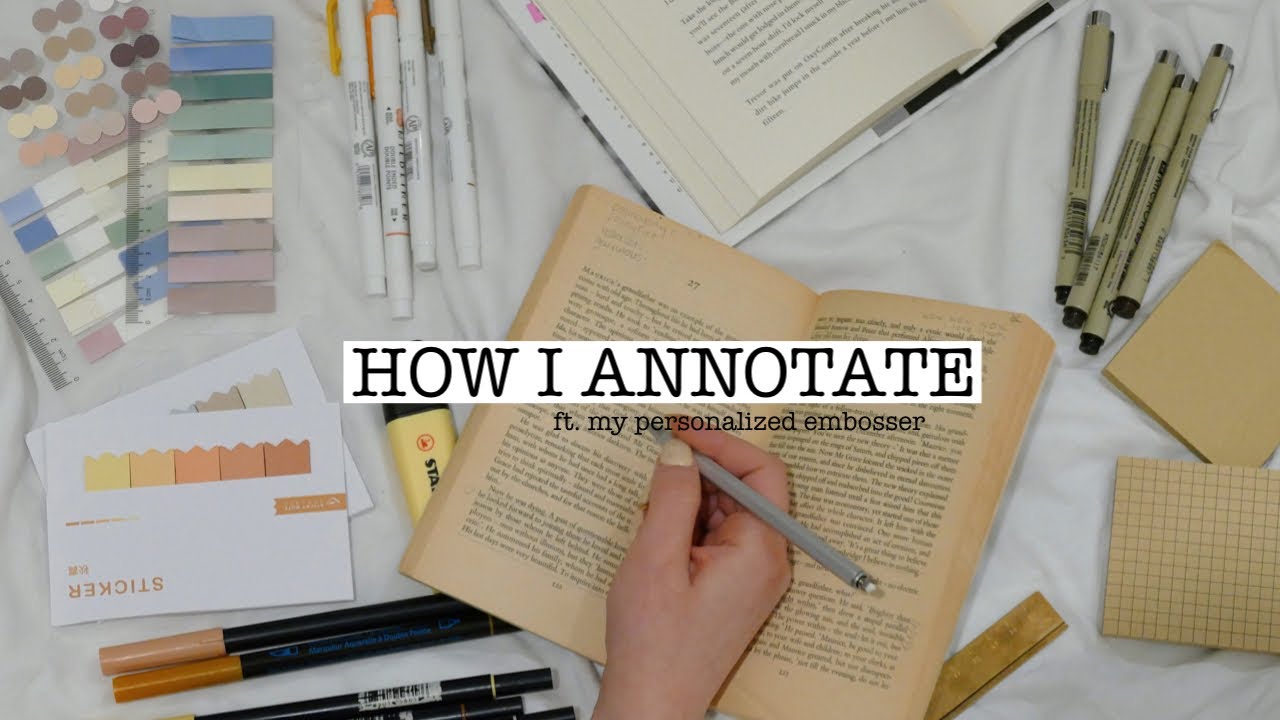 How I annotate my books