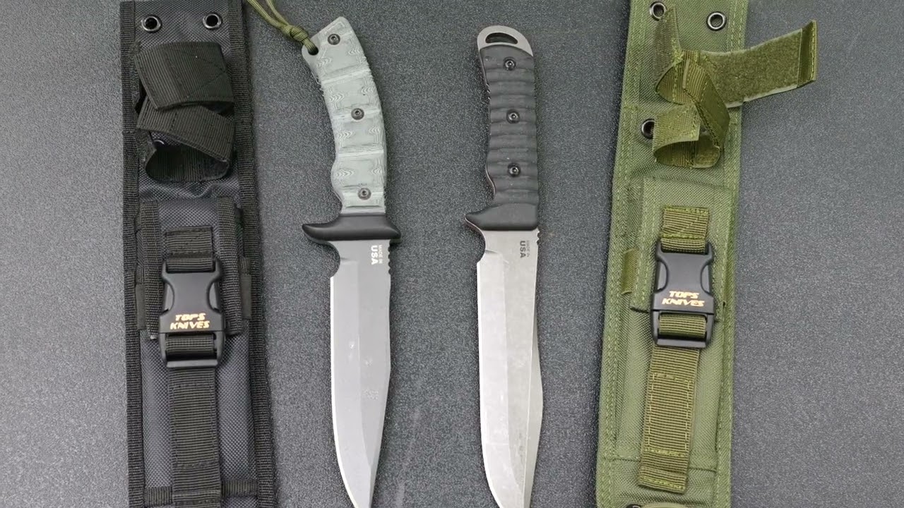 Tops Knives Apache Falcon vs Apache Dawn