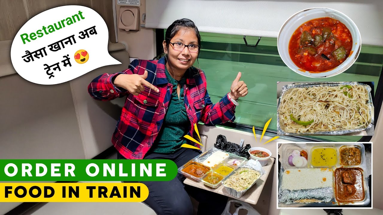 *RailRestro Non-veg Food in Train* How To Order Online food in Train | 3rd Economy Coach Journey