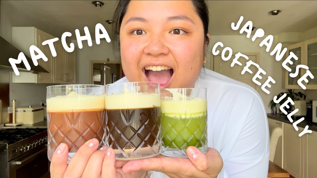 How to Make Japanese Coffee Jelly and Matcha Jelly at Home