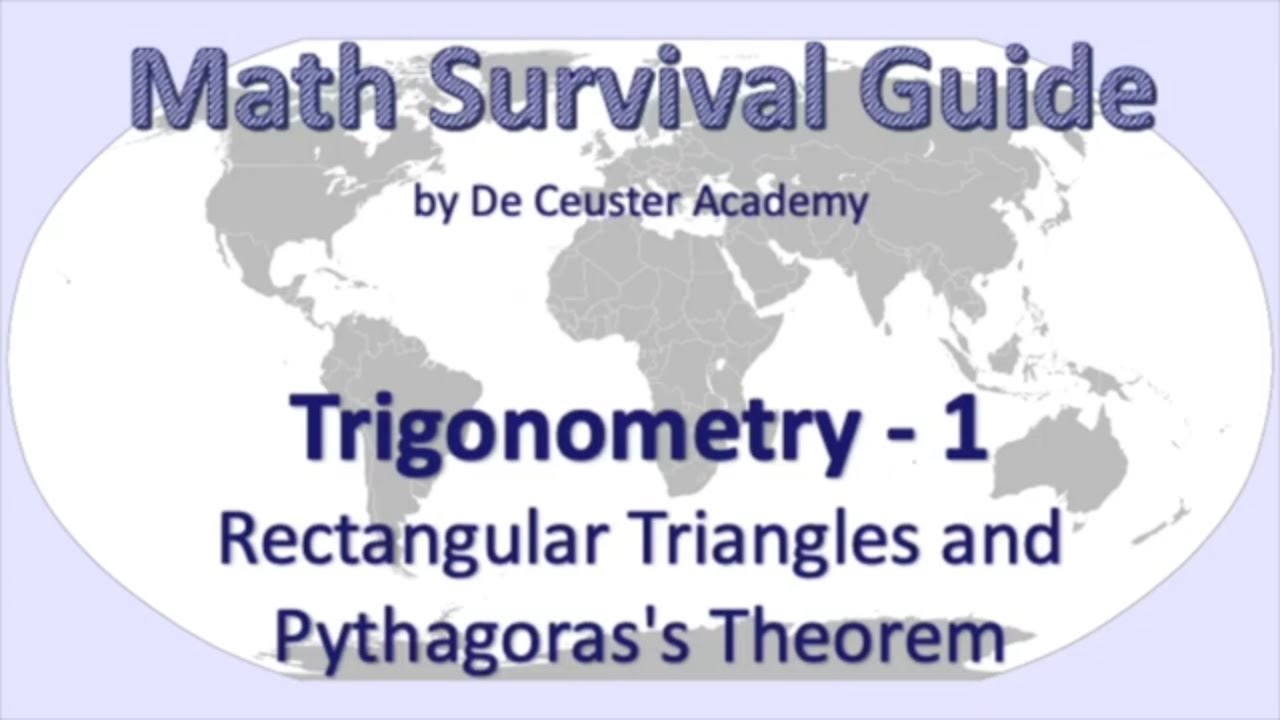 Math Survival Guide - Trigonometry 1