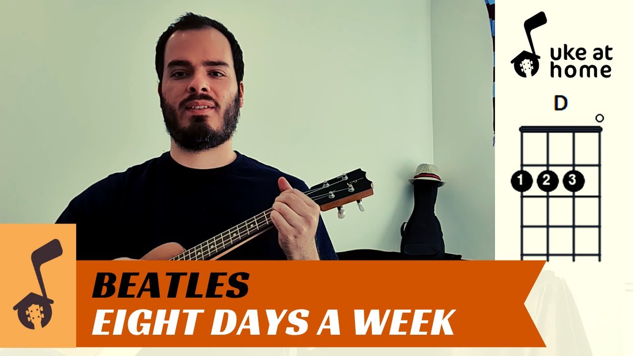 Beatles - Eight Days A Week | Ukulele tutorial