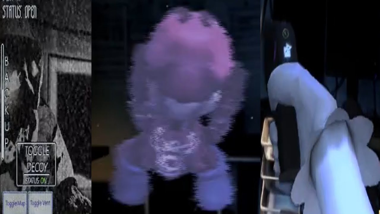 fnaw the abandoned factory gears of entropy on the run (all max mode) + secret night + final ending
