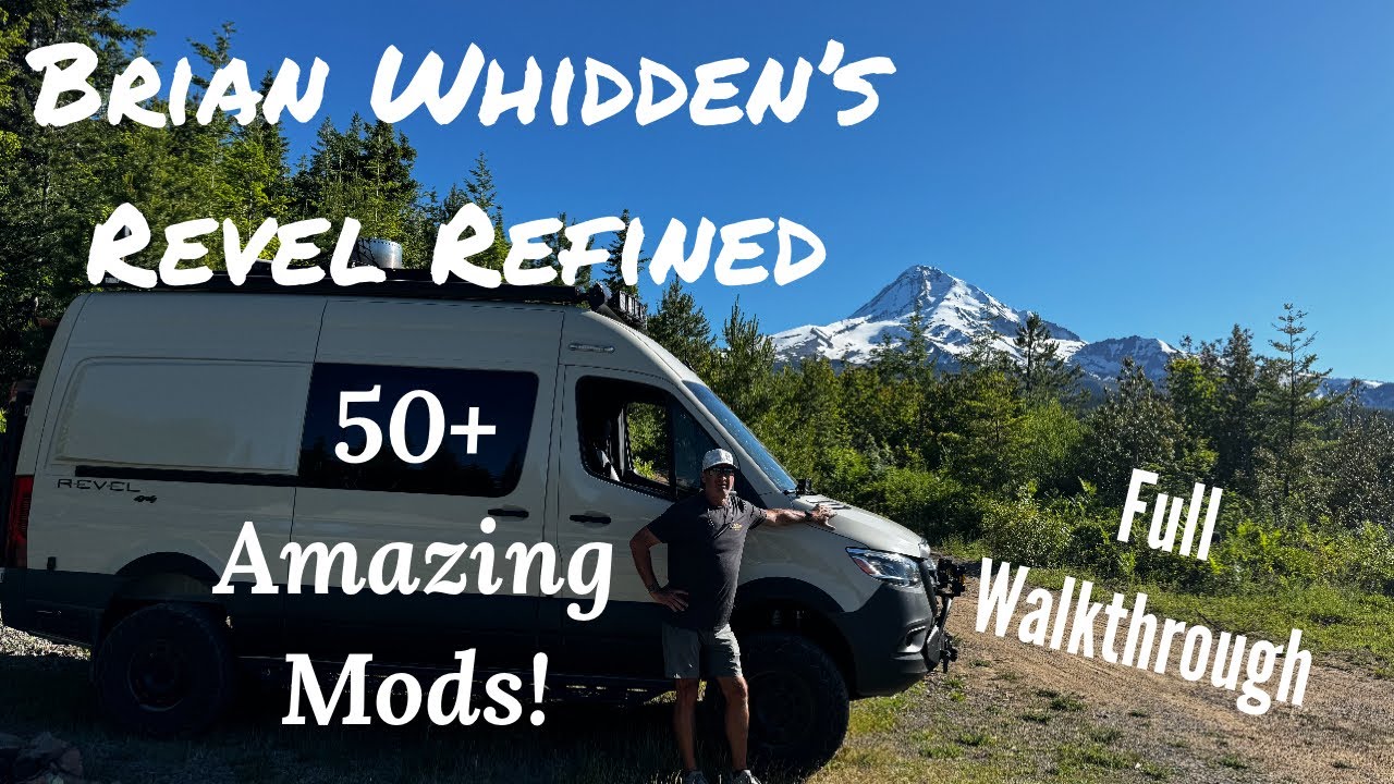 50+ Awesome Mods on Brian Whidden’s Winnebago Revel | Full Tour & Review