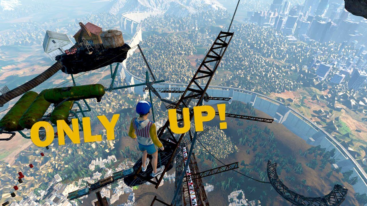 【生放送録画】今日は天空まで歩いて登ってみます【 Only Up! 】
