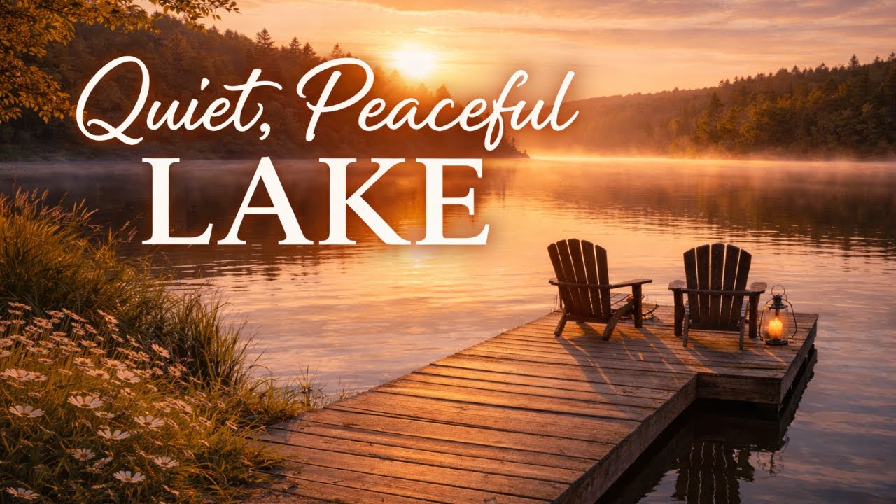 Quiet, Peaceful Lake 🌅 Calm Evening Ambience for Deep Relaxation
