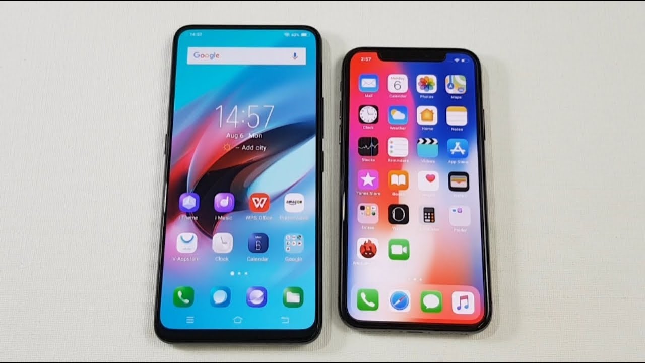 ViVo Nex vs iPhone X Speed Test !