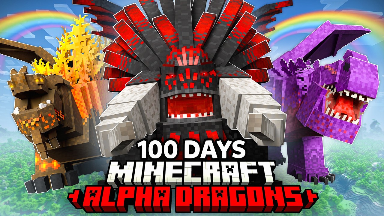 I Survived 100 Days as an ALPHA TAMER in How To Train Your Dragon Minecraft Hardcore!