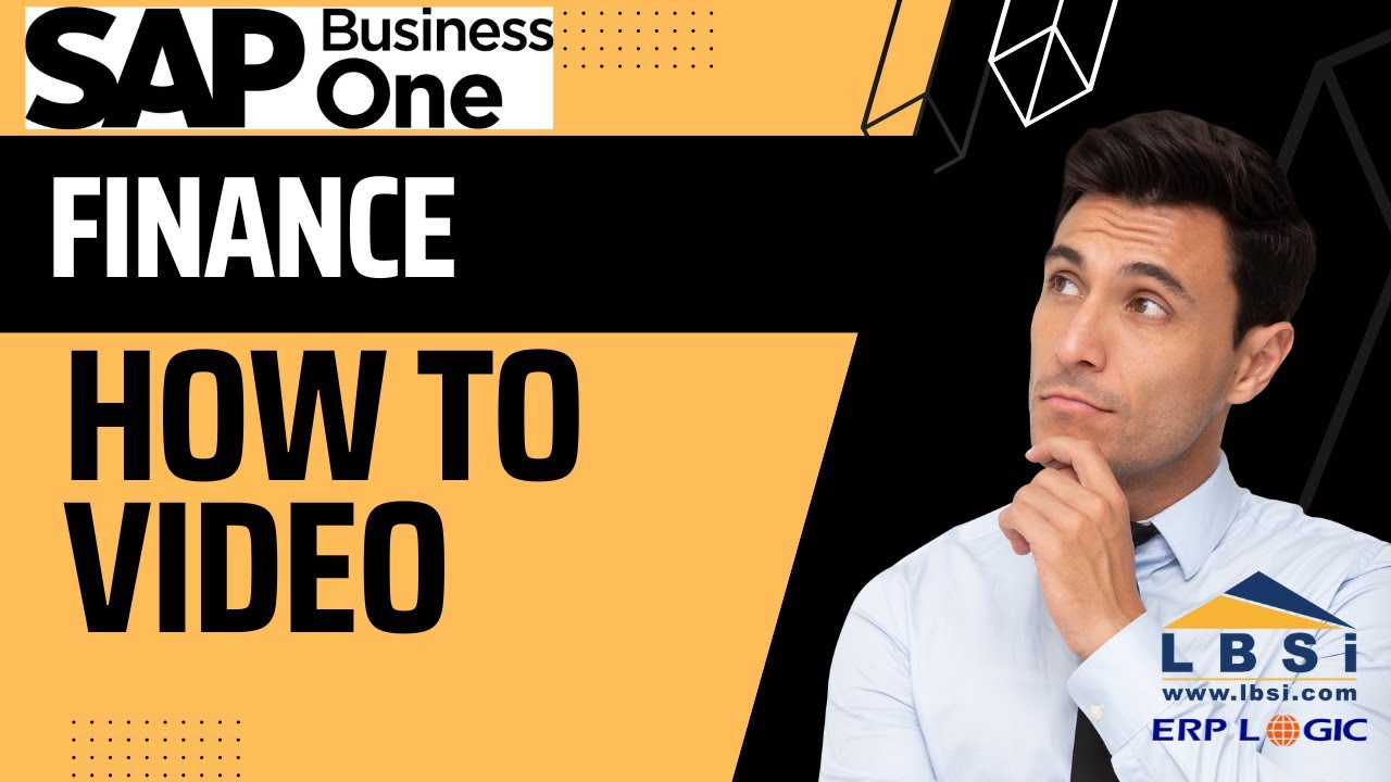 SAP Business One How to: Deposit Module