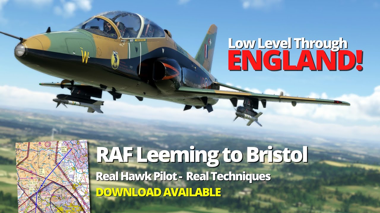 Navigate England in the Just Flight Hawk T1 (MSFS) - Weather, Famous Landmarks, Free Nav (MSFS)