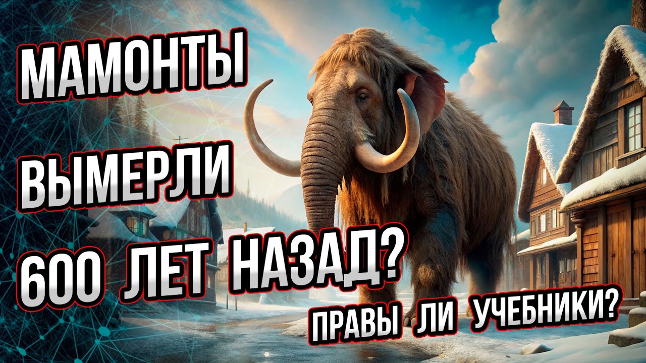 Мамонты вымерли всего 600 лет назад? Очевидцы врут? Андрей Буровский