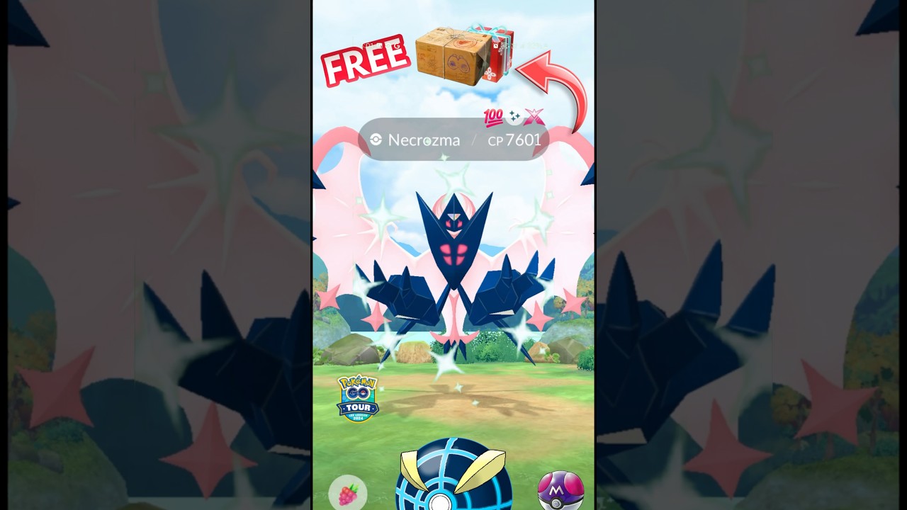 OMG😲 Free✨️Shiny Dawn Wings Necrozma in #pokemongo