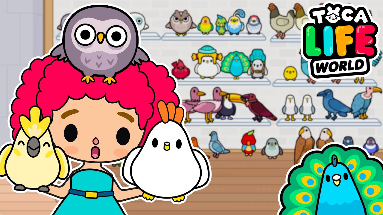 ALL BIRDS in Toca Boca 🐥 Toca Life World Collection