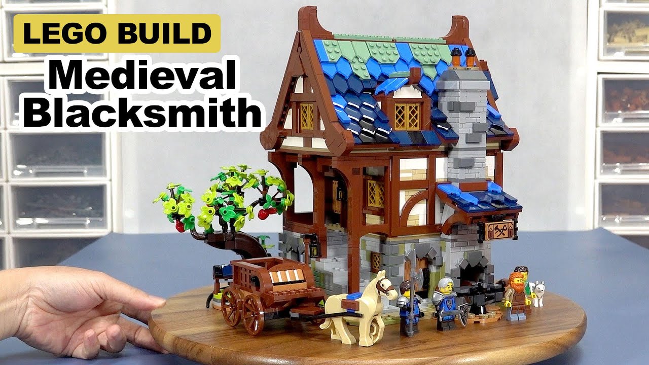 Building A Medieval World: LEGO 21325 Blacksmith Unbox & Speed Build 🔨