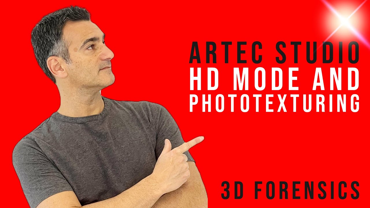 HD Mode and Phototexturing in Artec Studio | 3D Forensics | Click 3D | Ep. 49