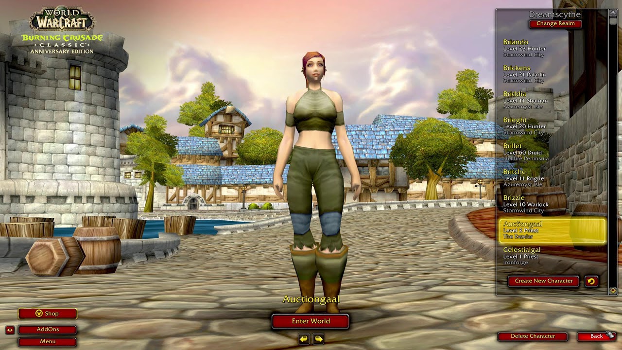 World of Warcraft | TBC Anniversary | 60 Resto Druid through the Dark Portal... again