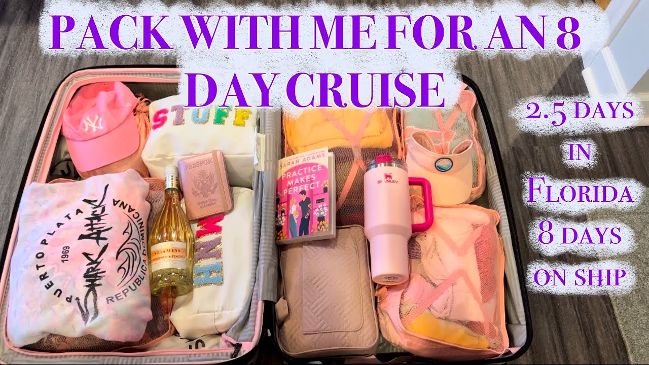 Prep and Pack With Me For A Cruise | mekenziehug