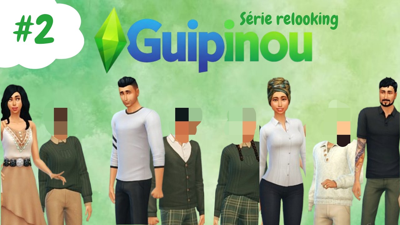 série relooking #2 je relook des personnes crée en 2018