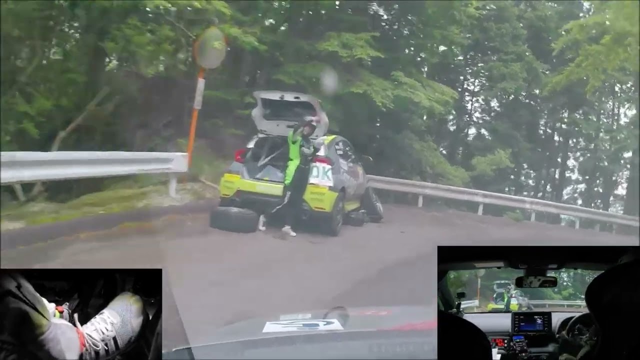 いなべ東近江ラリー2025 SS3石榑峠西１