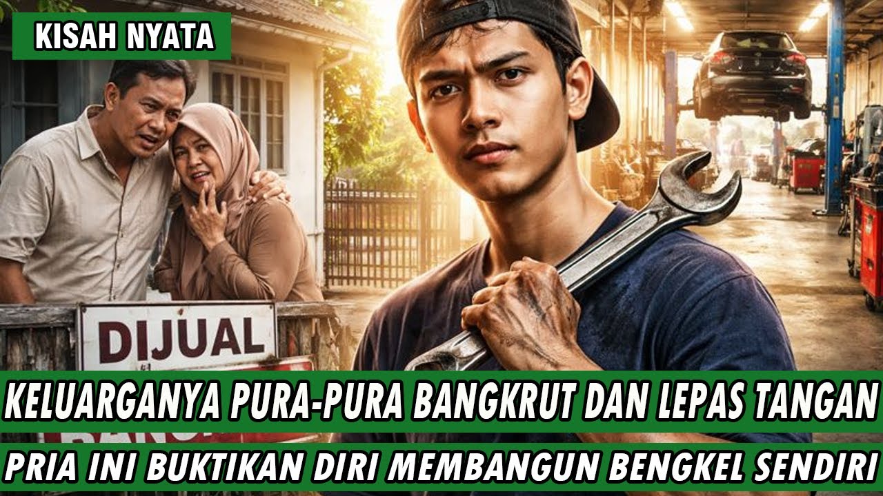 DIUJI OLEH KELUARGANYA SENDIRI !! PRIA INI BERTAHAN DAN BANGUN BENGKEL IMPIAN