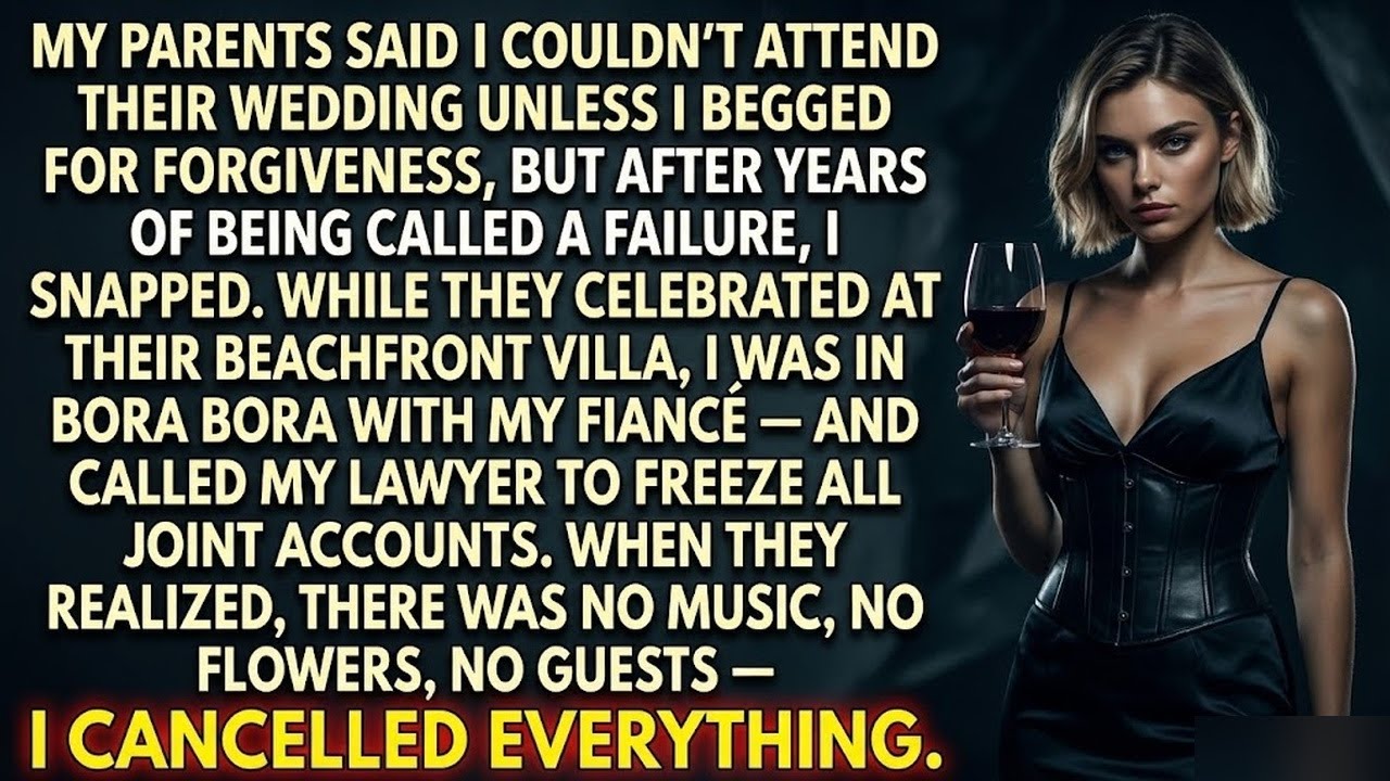 My Parents Banned Me From Their Wedding Unless I Begged—So I Flew to Bora Bora and Called My