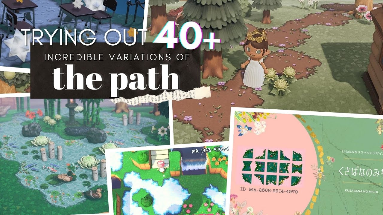 Trying out 40+ versions of THE PATH: Animal Crossing New Horizons custom design codes