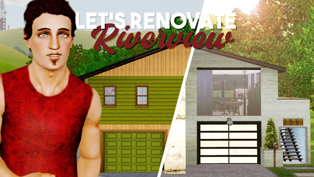 Let's Renovate Riverview || The Garage Apartment 🏠🔨 || The Sims 3