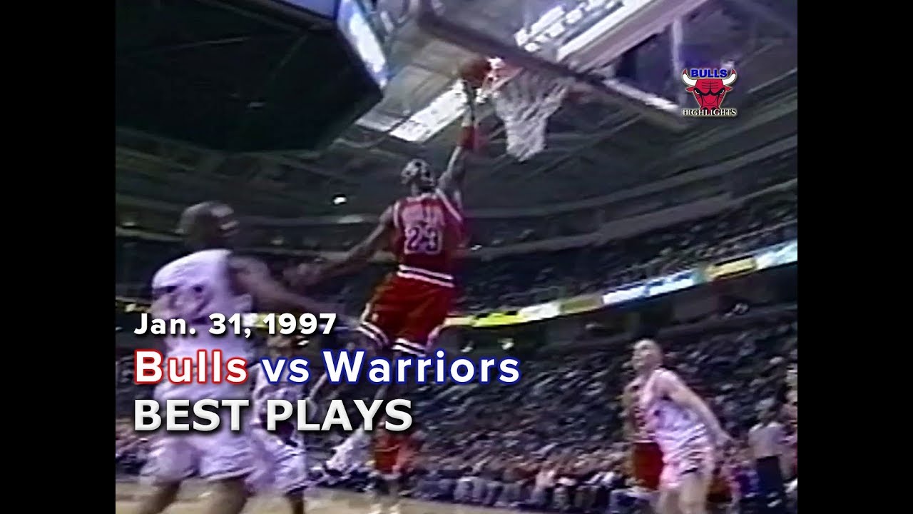 January 31, 1997 Bulls vs Warriors highlights