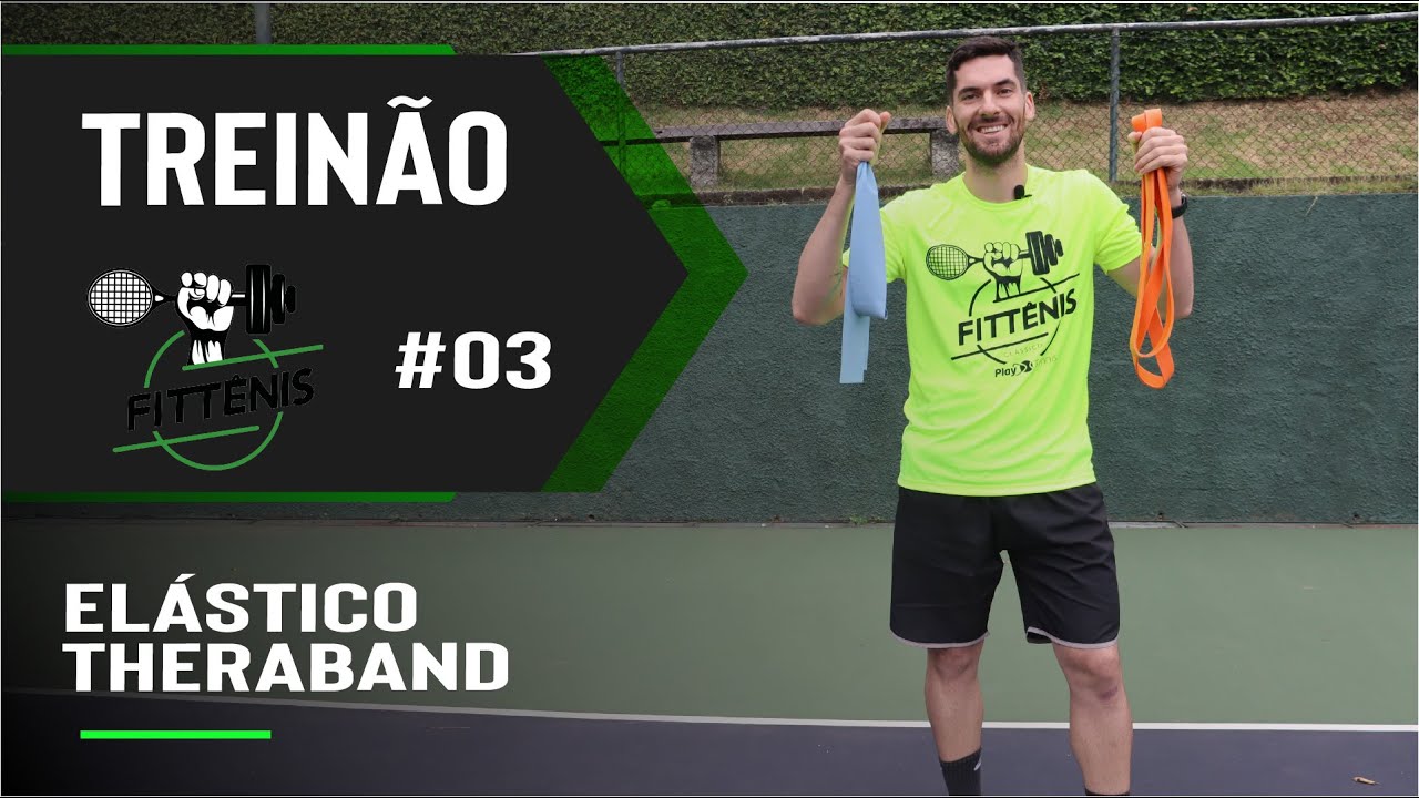 Fit Tênis Online - Treinão #03 - TREINO COM ELÁSTICO PARA TENISTAS | Carlos Ferreira