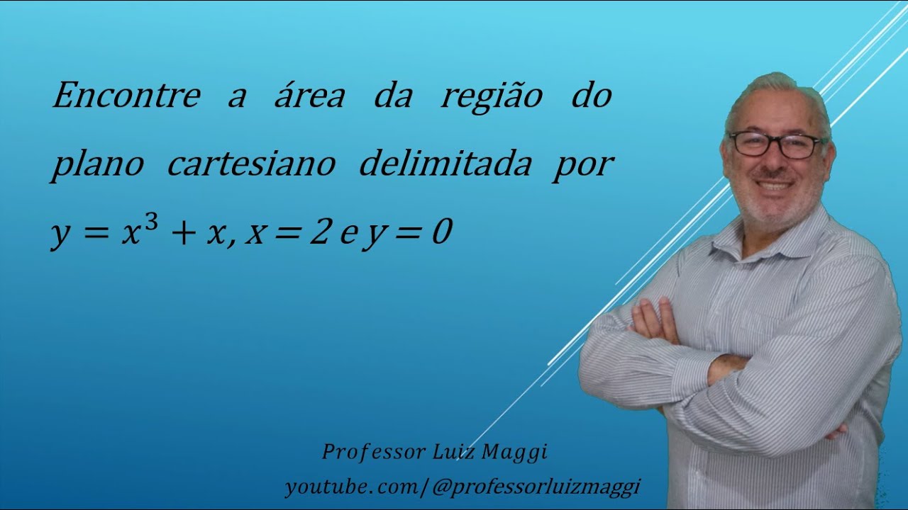 ÁREA LIMITADA PELA CURVA DE UMA FUNÇÃO#professorluizmaggi