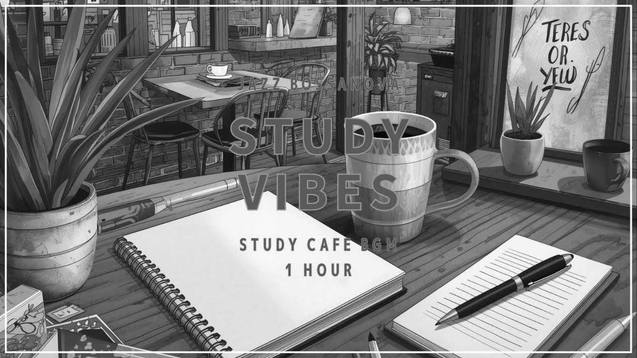 Study Vibes | 勉強カフェBGM | Study, Relax, Focus Jazz【1h】