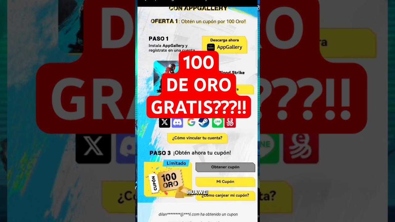 100 DE ORO GRATIS? APROVECHA #bloodstrike #bloodstrikelatam #embajadorbloodstrike