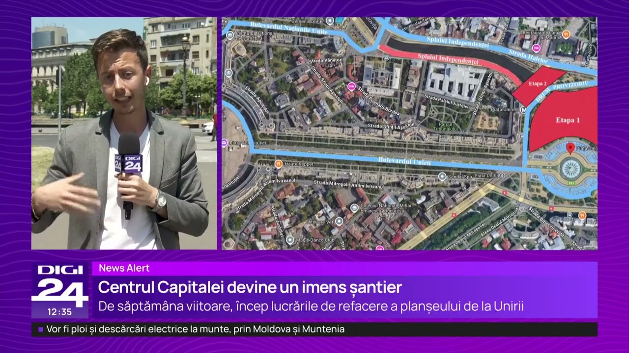 Planșeul Unirii intră în reparații. Când vor începe lucrările și ce restricții vor fi aplicate