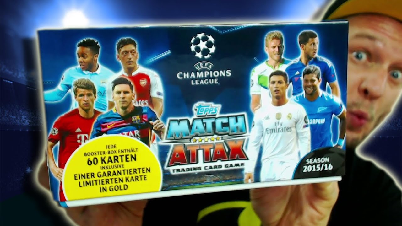 Match Attax Champions League 15 16 BOOSTER BOX Giftbox
