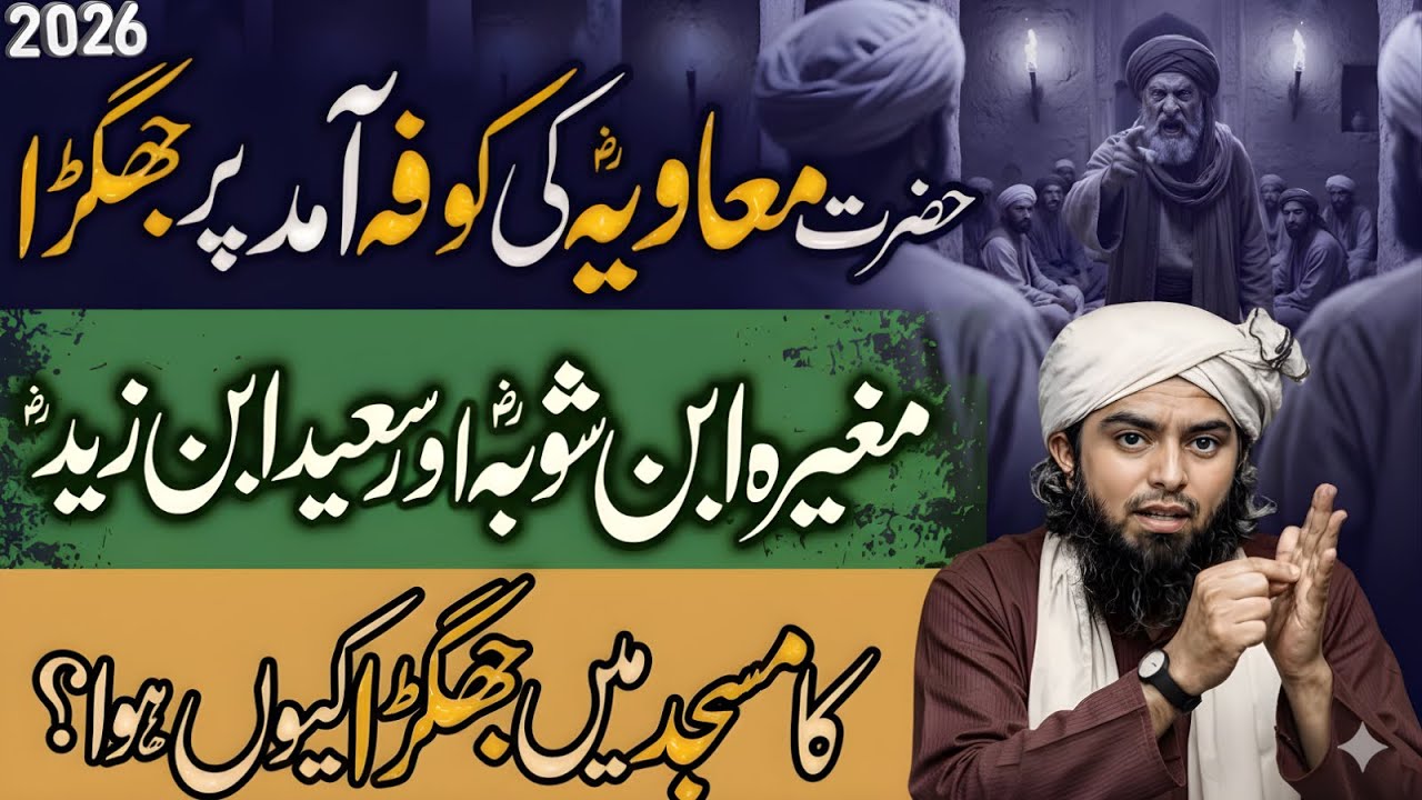 Hazrat Muawiyaؓ Ki Kufa Aamad Par Bara Jhagra Mugheera bin Shoba vs Saeed binZaid Muhammad Ali Mirza