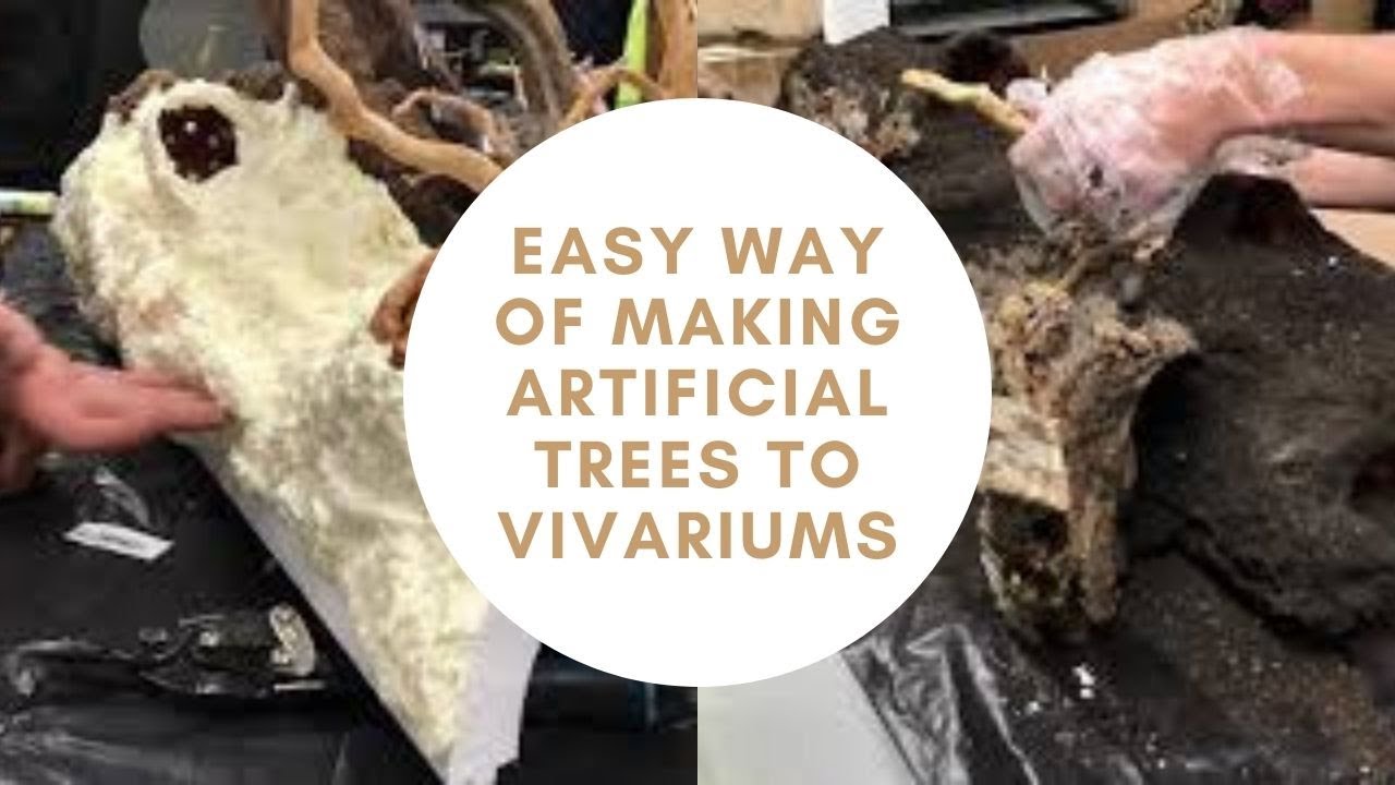 How to make a fake tree structure to to your vivarium
