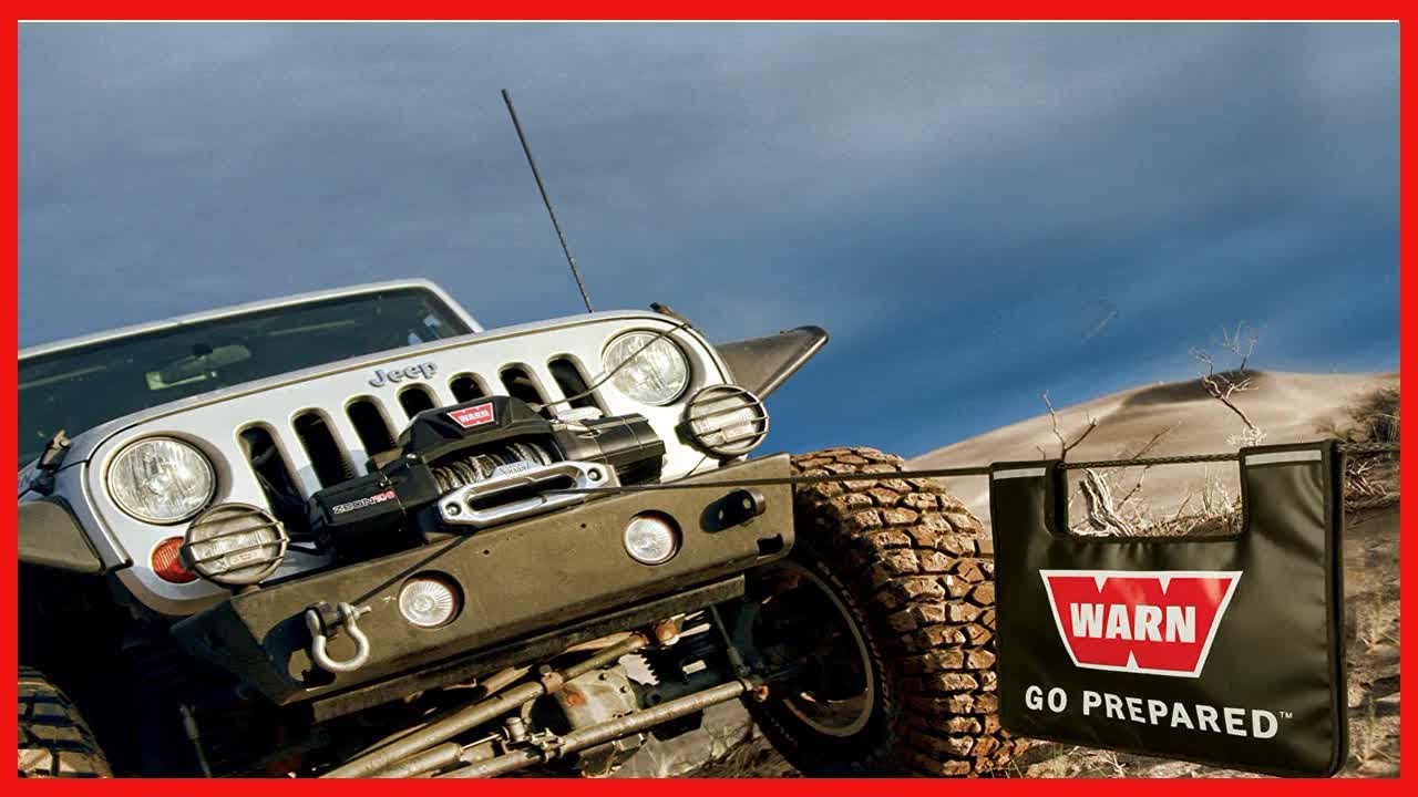 Warn Winch Damper Reliable Rope Safety and Smart Storage for 4WD Recovery