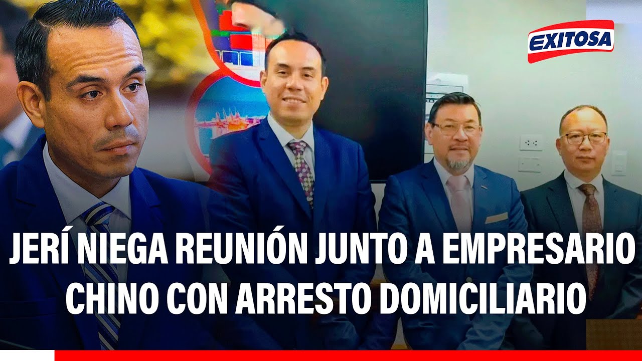 🔴🔵 José Jerí NIEGA REUNIÓN en Palacio con empresario chino que tiene arresto domiciliario